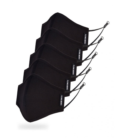 FLYING BERRY Anti Pollution Multi Layers Washable Face Mask | ISO Certified | Premium Quality