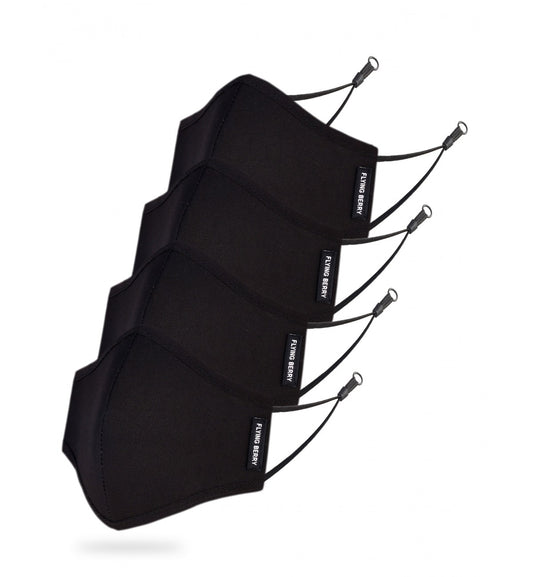 FLYING BERRY Anti Pollution Multi Layers Washable Face Mask | ISO Certified | Premium Quality