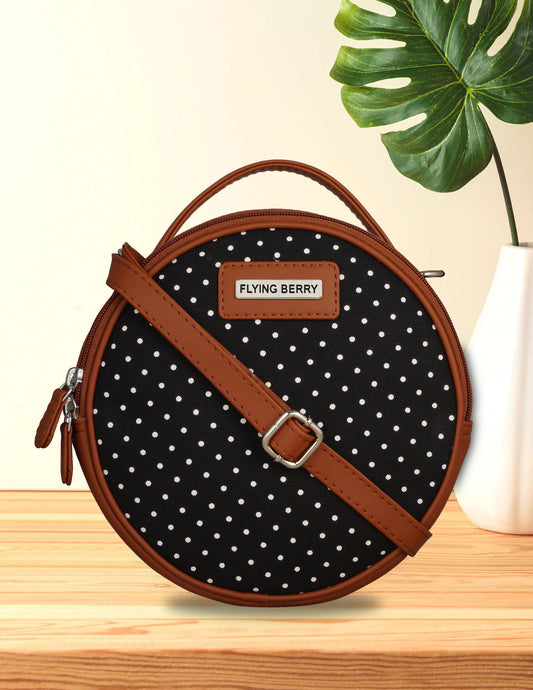 FLYING BERRY Women's Vegan Leather Sling Bag