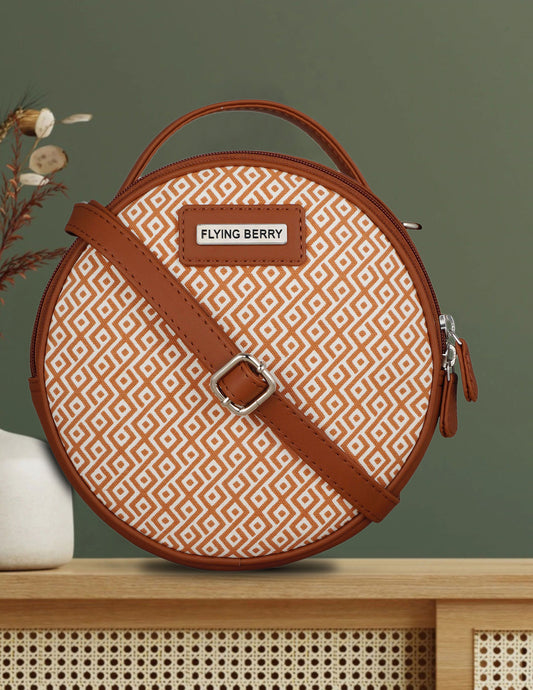 FLYING BERRY Women's Vegan Leather Sling Bag