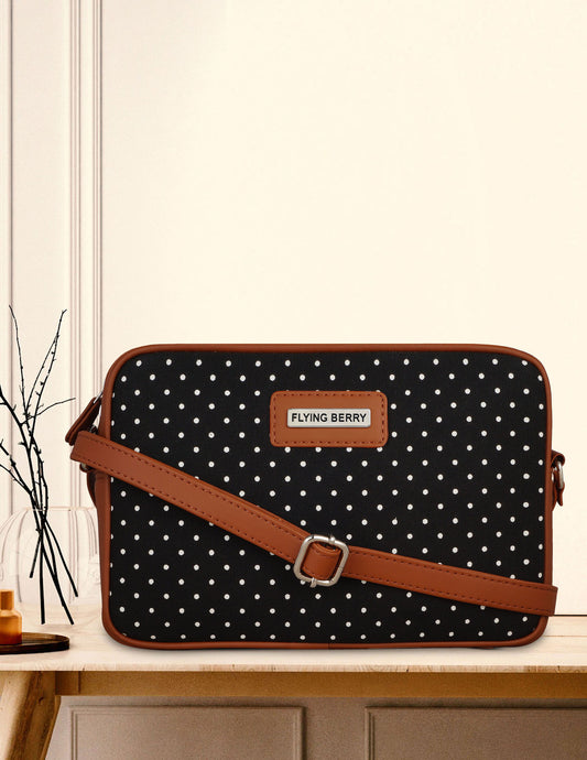 FLYING BERRY Women's Vegan Leather Sling Bag