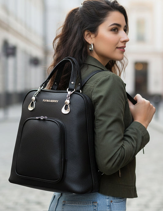 Flying Berry Womens Stylish Backpack Handbag