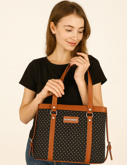 FLYING BERRY Printed Shoulder Laptop Bag